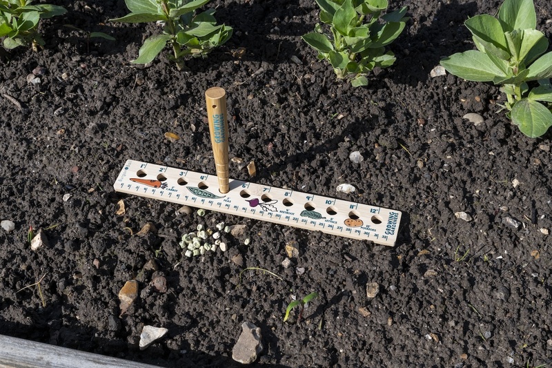 [GFA/PRUDIBRHS] Growing Gardeners Planting Ruler & Dibber