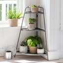 Corner Plant Stand - Charcoal