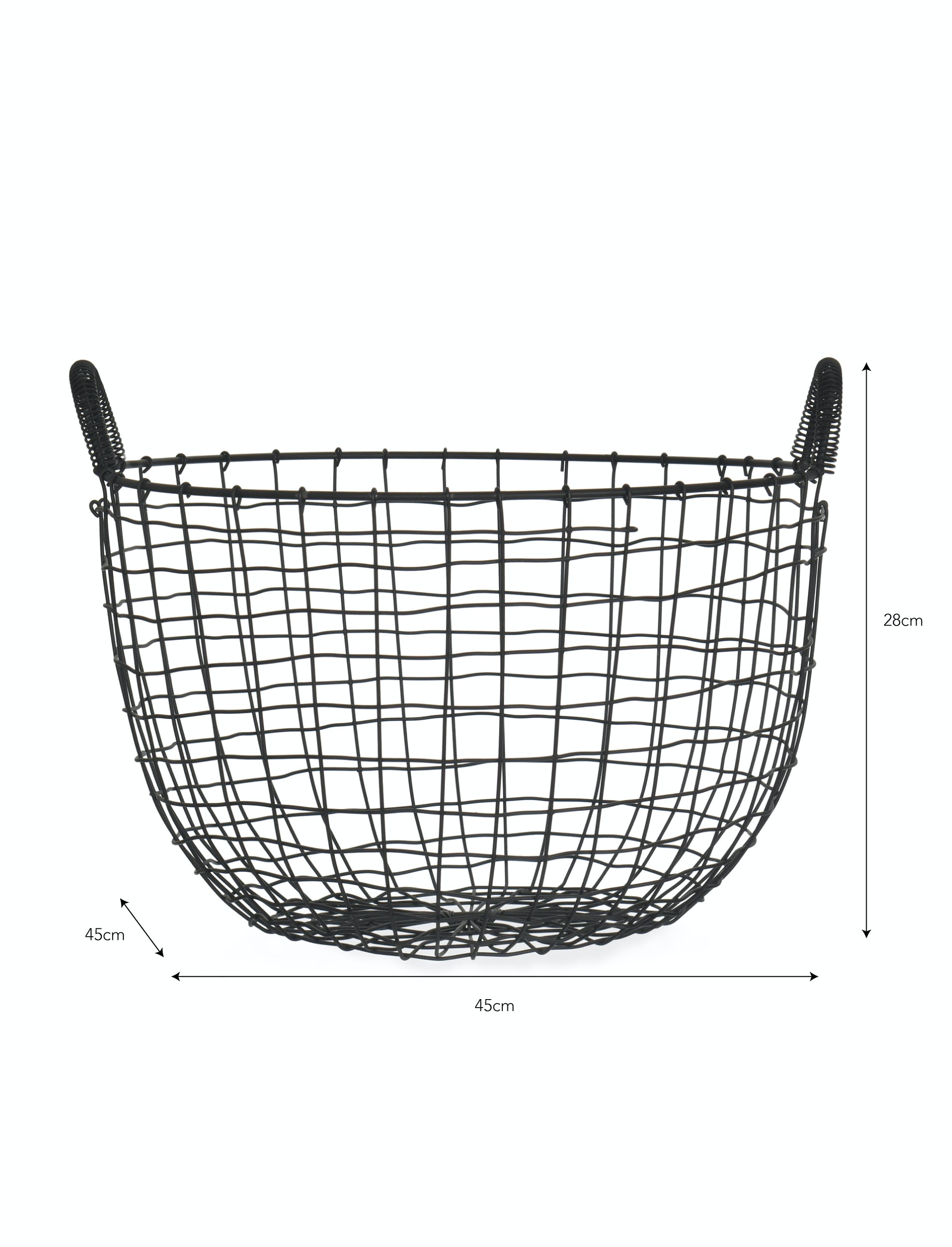 Wirework Storage Basket with Handles
