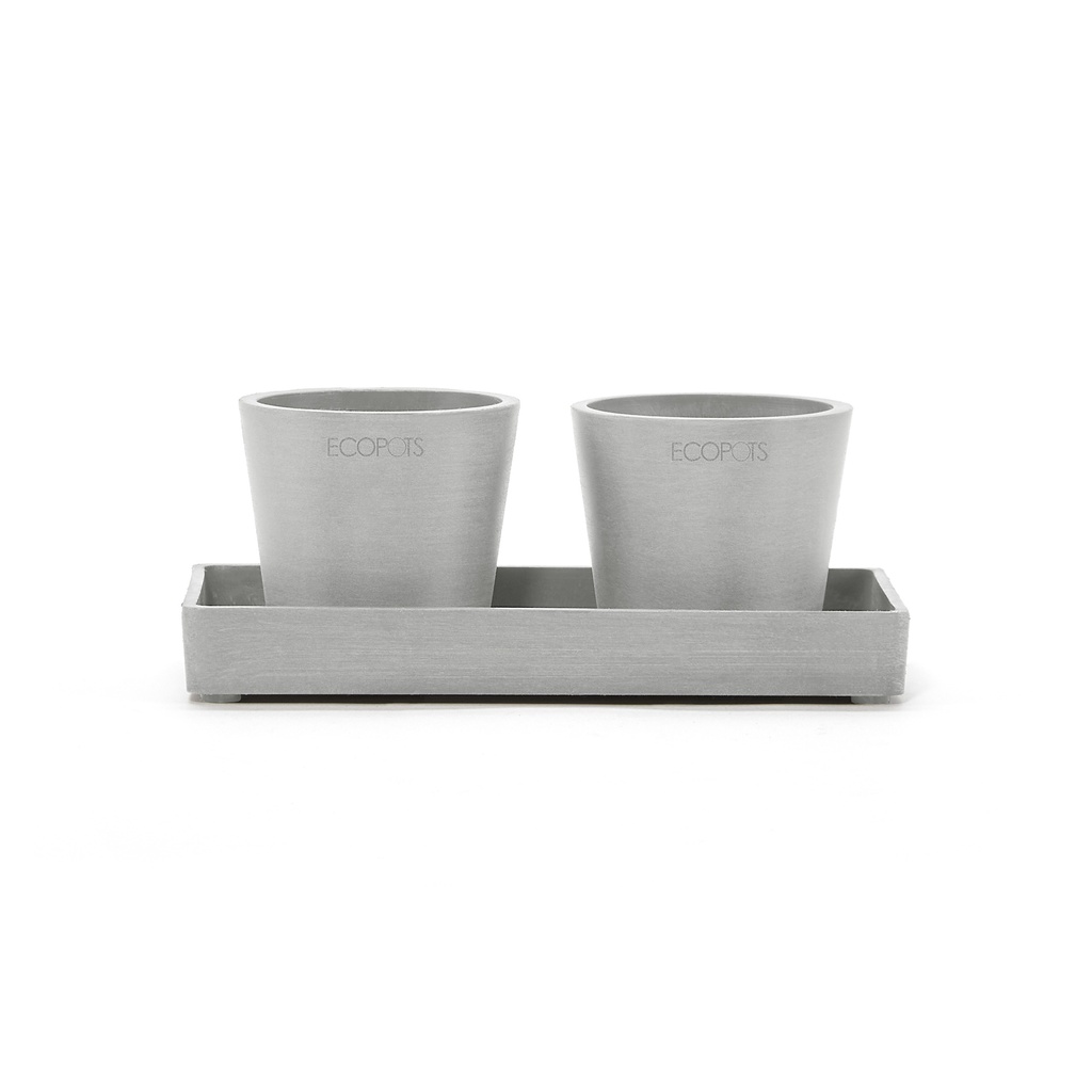 Display Platter (20cm) - White Grey