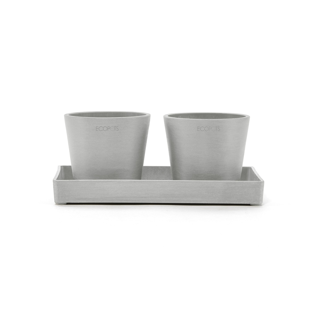 Display Platter (25cm) - White Grey