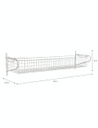 Lily White Wirework Basket Shelf - Large