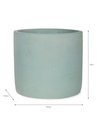 Bamburgh Pot - Aqua 14.5cm