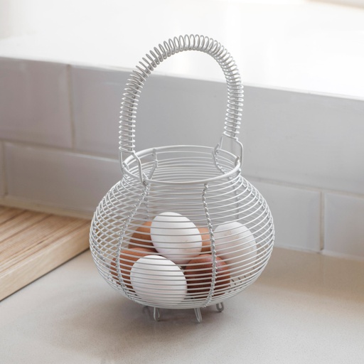 [GT/BACH01] Egg Basket - Chalk