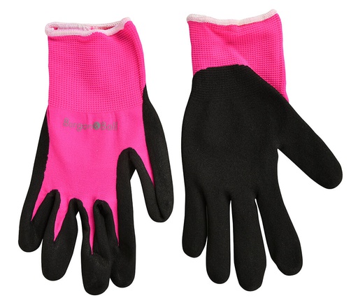 Fluorescent Garden Gloves - Pink