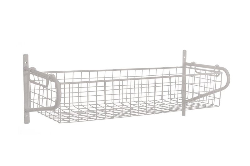 [GT/HBLW02] Lily White Wirework Basket Shelf - Medium