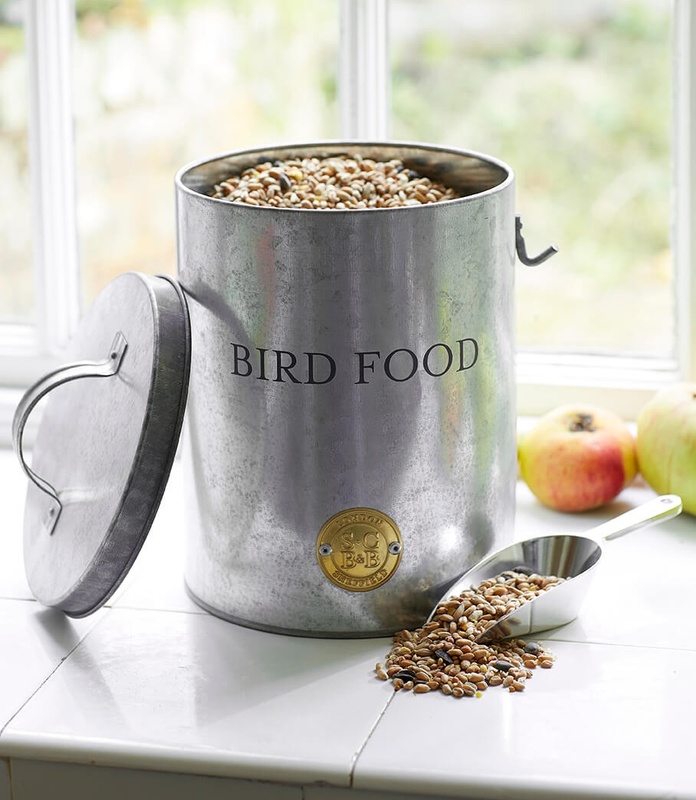 [GSC/BIRD] Sophie Conran - Galvanised Bird Food Tin